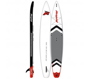 Надувная Sup доска 2021 Isup Rapid Race White 12'6" X 26" X 6" без весла - фото 2